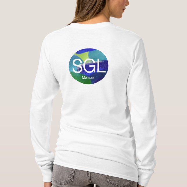 Camiseta Do logotipo parte traseira sobre (Verso)