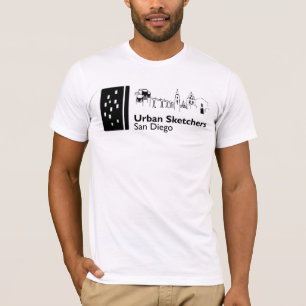 Camiseta do logotipo San Diego dos Sketchers Urban