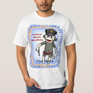 Camiseta do Macaco de Meia Polícia