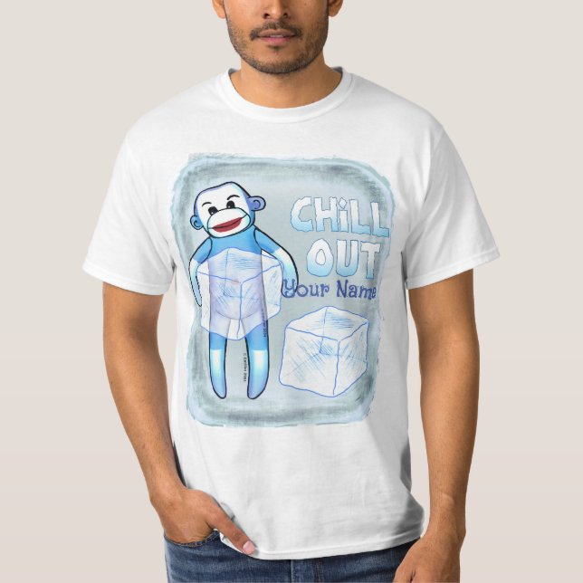 Camiseta do Macaco de Meia Relax (Frente)