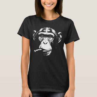 Camiseta do Macaco fumando charuto