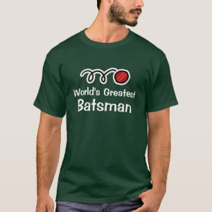 Camiseta do maior batedor de críquete do mundo