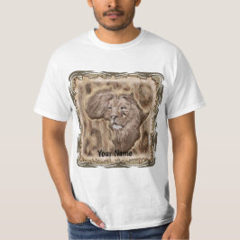 Camiseta do Mapa do Leão Africano