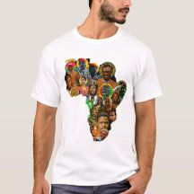 Camiseta do Mapa Pan-Africano – Camisa do Mês da H