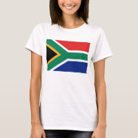 Camiseta do Mapa x Bandeira da África do Sul