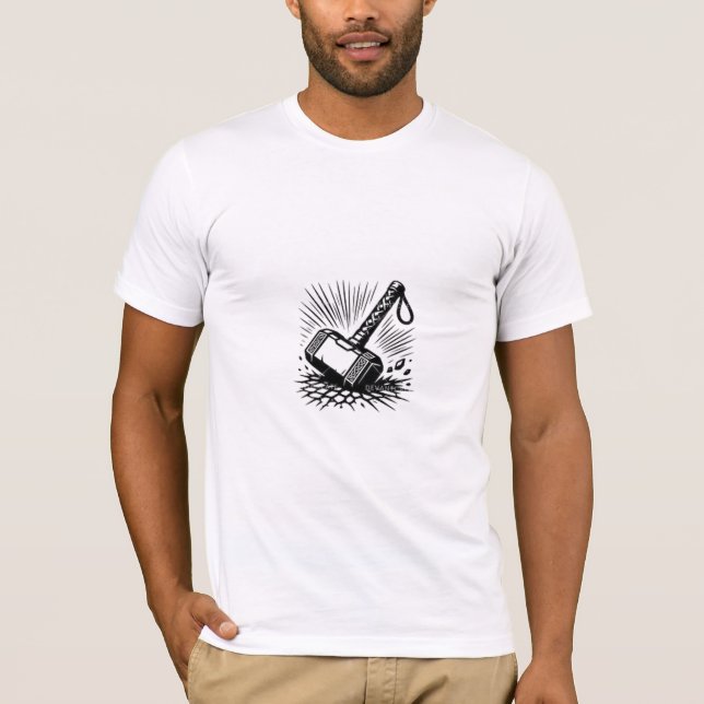 Camiseta do martelo de Deus (Frente)