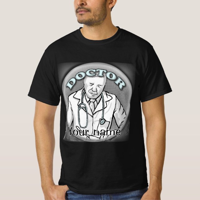 Camiseta do médico retrô (Frente)