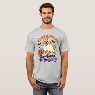Camiseta do Melhor Fantasma Golden Retriever do Mu