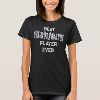 Camiseta do Melhor Jogador de Mahjong de Todos os