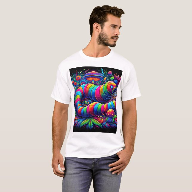 Camiseta do Meme worm (Frente Completa)