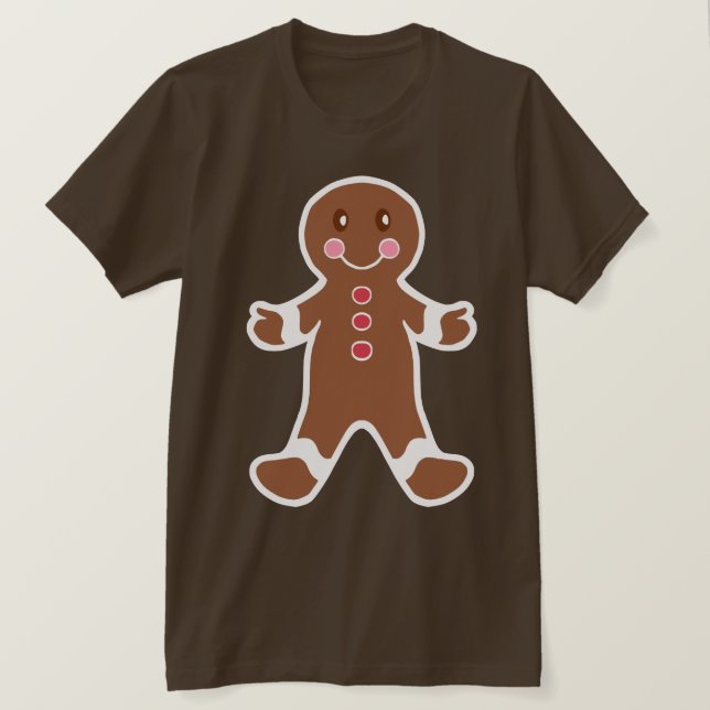 Camiseta do Menino de Pão de Mel (Frente do Design)