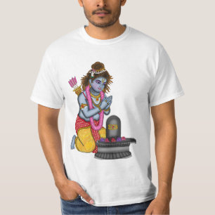 Camiseta do Menino Rama Adorando Shiva