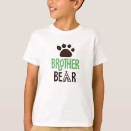 Camiseta do Menino Urso Irmão – Camisa Infantil de