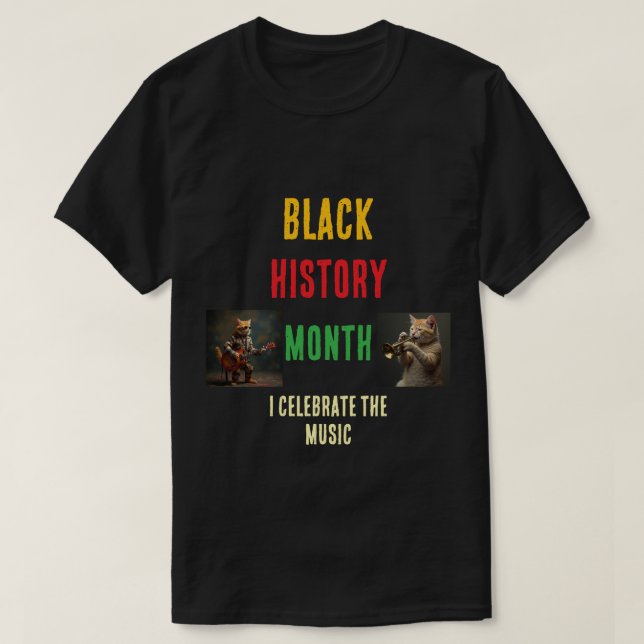Camiseta do Mês da História Negra (Frente do Design)