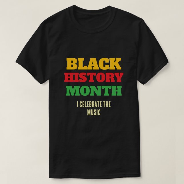 Camiseta do Mês da História Negra (Frente do Design)