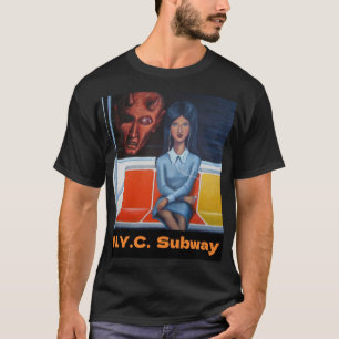 Camiseta do metrô N.Y.C.