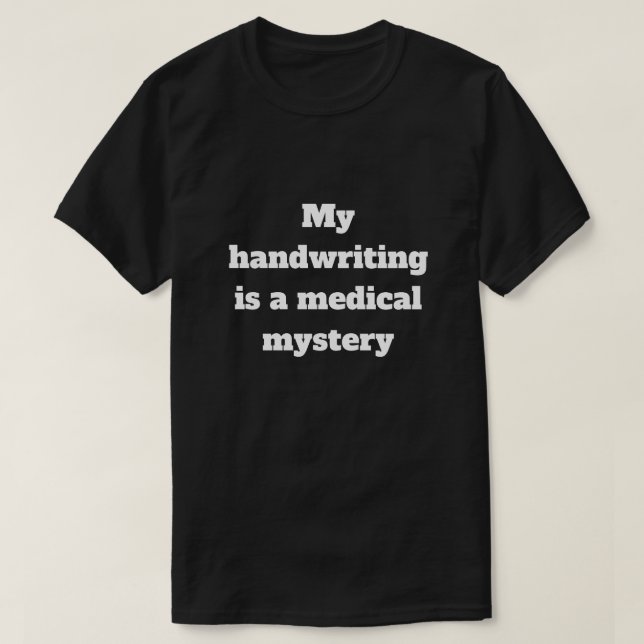 Camiseta do Mistério Médico (Frente do Design)