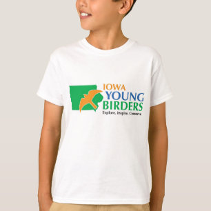 Camiseta Do miúdo novo dos Birders de Iowa a camisola