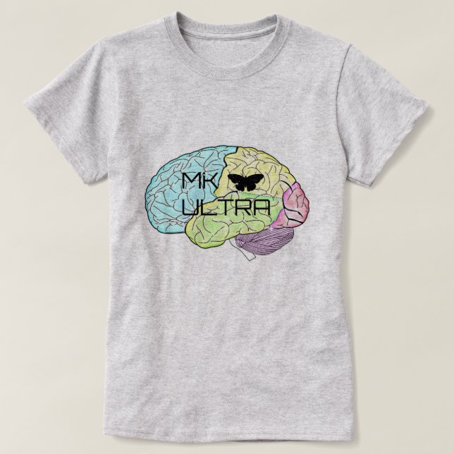 Camiseta Do MK t-shirt do controlo da mente ultra (Frente do Design)