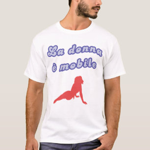 Camiseta Do "móbil de donna e La "