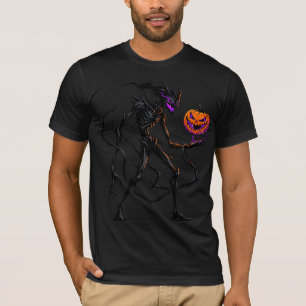 Camiseta do Monstro de Sombra Gótica segurando Jac