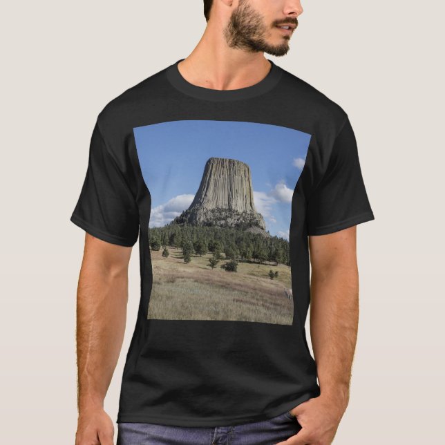 Camiseta do Monumento Nacional Devils Tower (Frente)