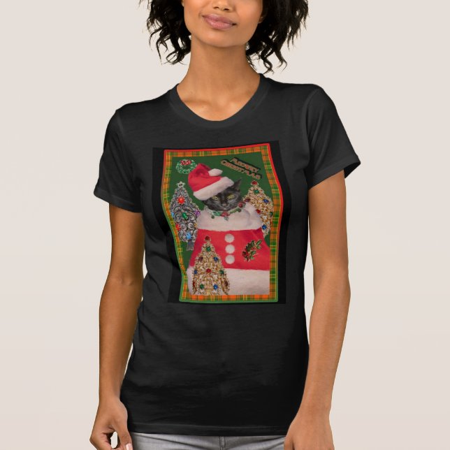 Camiseta do Natal de Meowry (Frente)