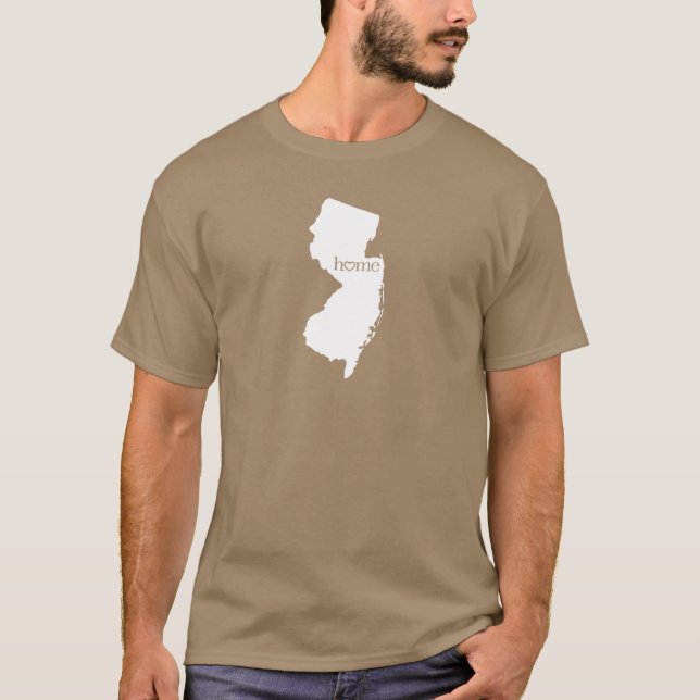 Camiseta do New Jersey Home State NJ (Frente)