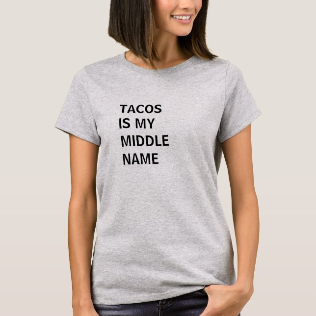 Camiseta do nome do meio (Frente)