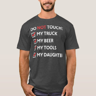 Camiseta Do Not Touch Funny Dad Christmas Gift from
