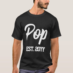 Camiseta do novo avô presente de ano pop est
