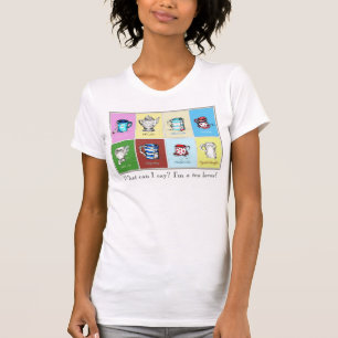 Camiseta Do "O t-shirt cabido das mulheres do amante chá",