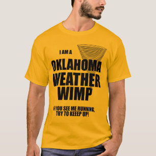 Camiseta do Oklahoma Tornado Weather Wimp