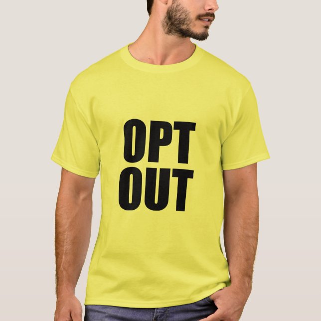 Camiseta Do OPT Tshirt PARA FORA (Frente)