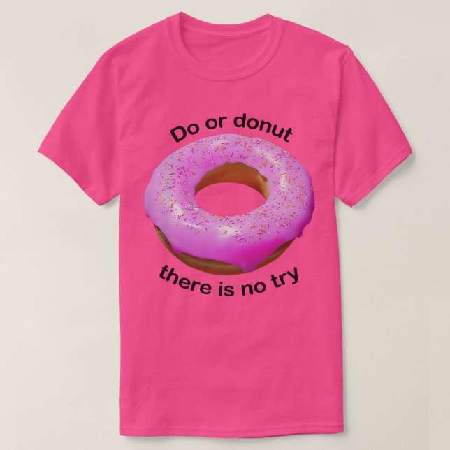Camiseta Do or Rosquinha Pink (Frente do Design)