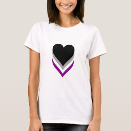 Camiseta do orgulho da assexualidade