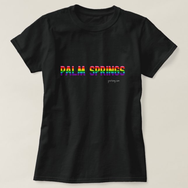 Camiseta do Orgulho de Primaveras de Palm | Sinali (Frente do Design)