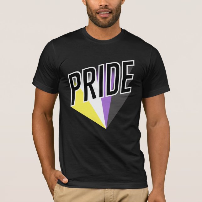 Camiseta do Orgulho Não Binário (Frente)