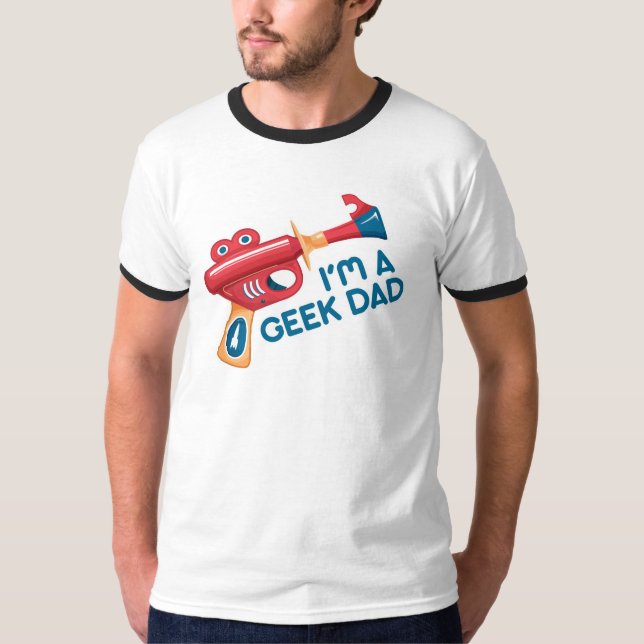 Camiseta do pai do geek (Frente)