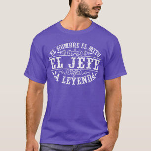 Camiseta Do Pai O Chefe O Homem O Mito A Lenda