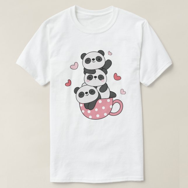 Camiseta do Panda (Frente do Design)