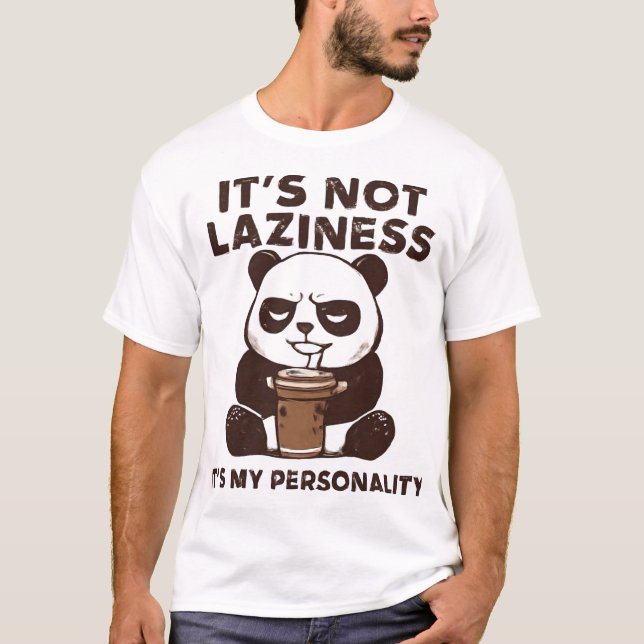 Camiseta do Panda da Terapia Divertida - Não é Pre (Frente)