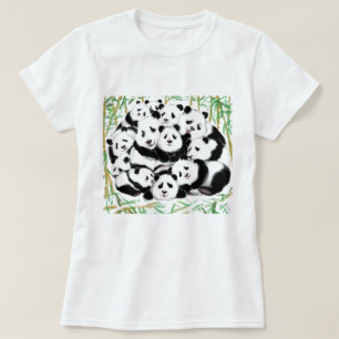 Camiseta do Panda Engraçado