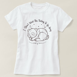 Camiseta do Panda Sonolento | Este Sentimento Pan