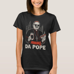 Camiseta Do Papa Da América O Papa Leo Xiv Engraçado Vi