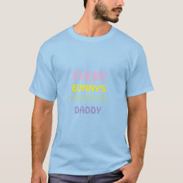 Camiseta do Papai Favorito de Todos os Coelhinhos