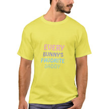 Camiseta do Papai Favorito de Todos os Coelhinhos