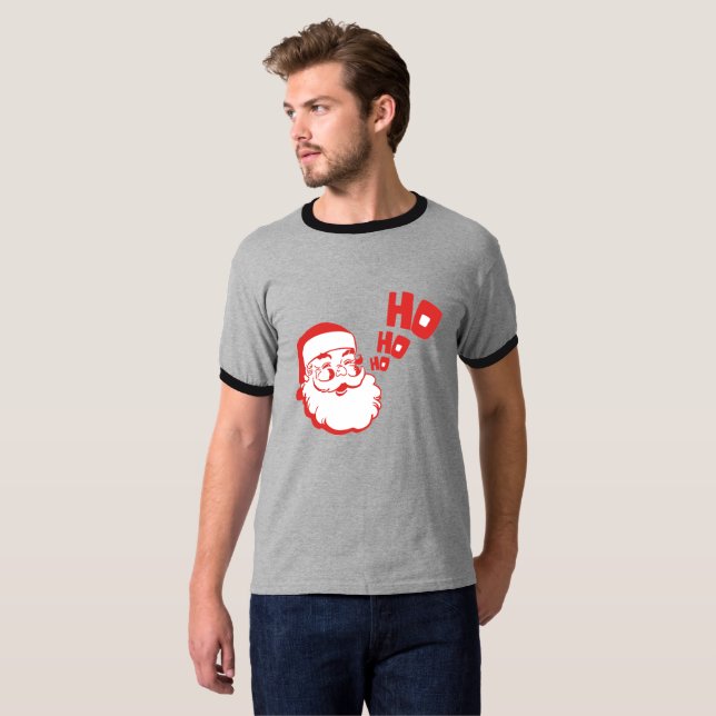 Camiseta do Papai Noel Feliz Natal (Frente Completa)
