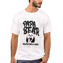 Camiseta do Papai Urso – Protetor & Guia | Panda F