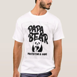 Camiseta do Papai Urso – Protetor & Guia | Panda F
